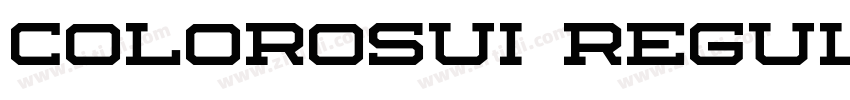 ColorOSUI Regular字体转换 ColorOSUI Regular字体转换